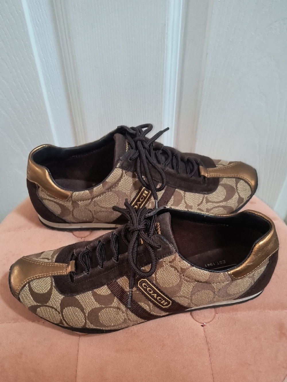 Coach Kate Signature Sneakers Size 7.5 - Picture 3 of 7